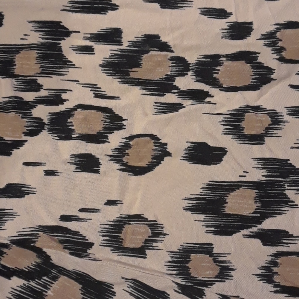 Leapoard print maxi skirt